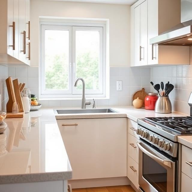 A clean kitchen